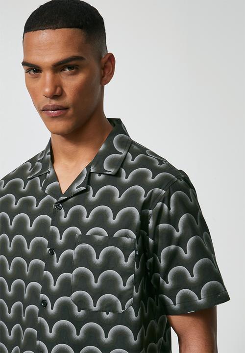 Superbalist - L.A. resort shirt - charcoal 