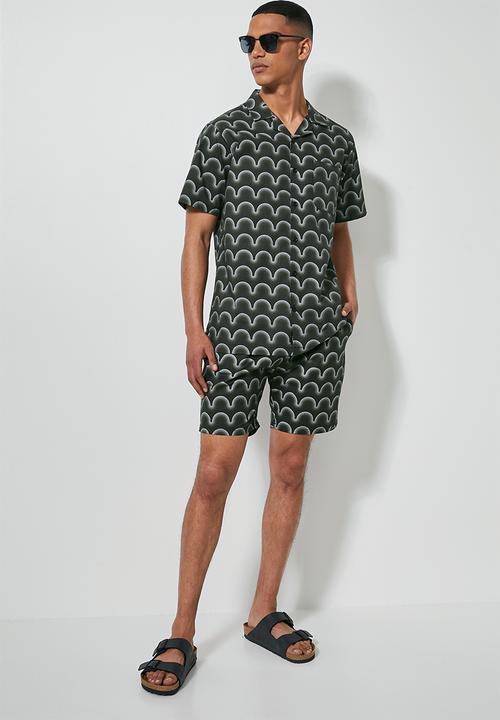 Superbalist - L.A. resort shirt - charcoal 