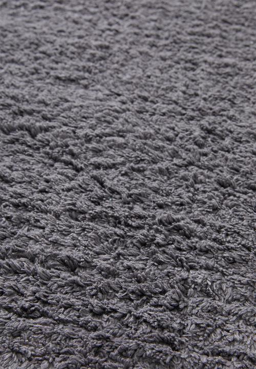 Sixth Floor - Stone-washed bath mat - grey