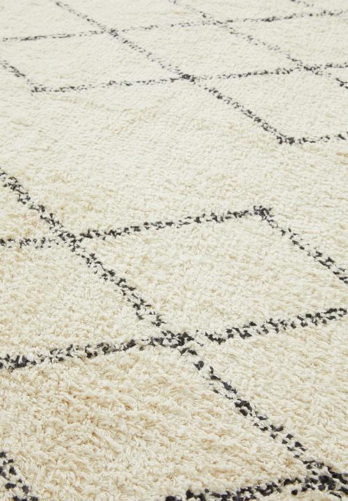 Sixth Floor - Nairi cotton tufted rug - cream