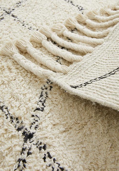 Sixth Floor - Nairi cotton tufted rug - cream