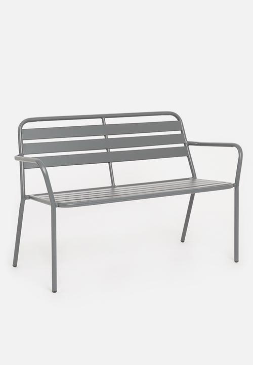 H&S - Steel furniture set - grey