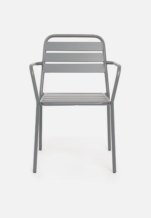 H&S - Steel furniture set - grey