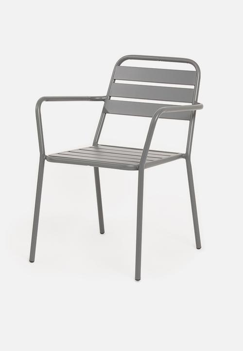 H&S - Steel furniture set - grey
