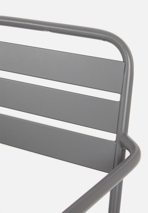 H&S - Steel furniture set - grey