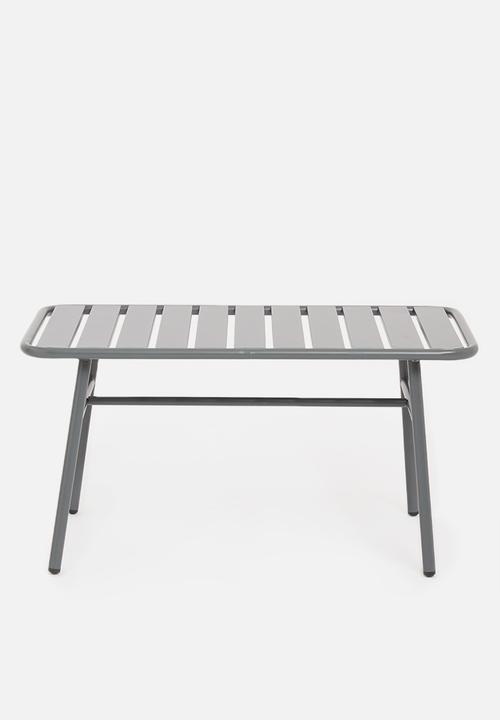 H&S - Steel furniture set - grey
