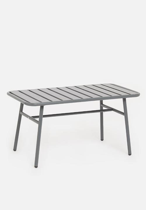 H&S - Steel furniture set - grey