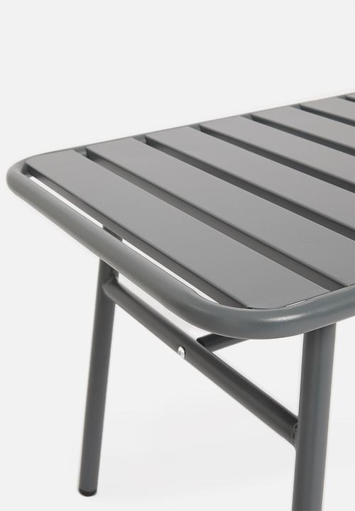 H&S - Steel furniture set - grey