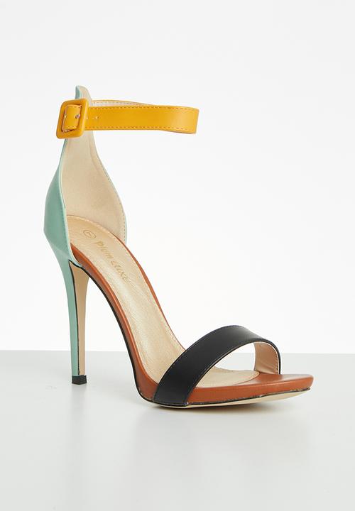 Plum - Calista heel - multi