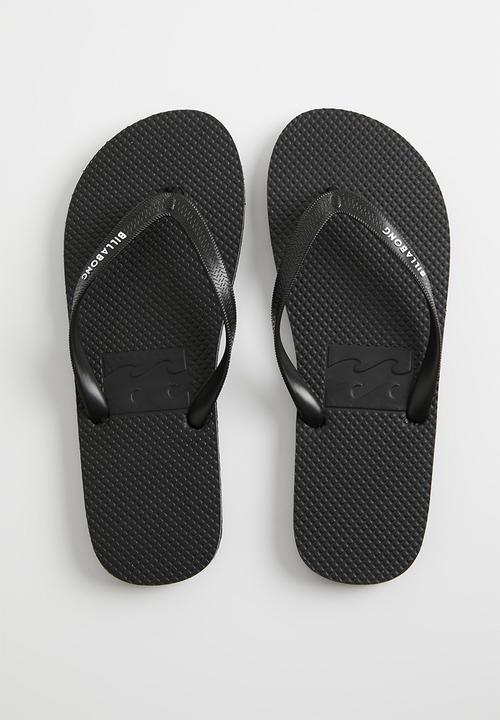 Billabong  - Lowdown splice flip-flops - black & white