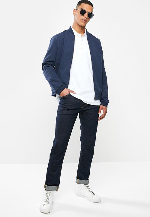 Diesel  - T-weet-split polo shirt - white