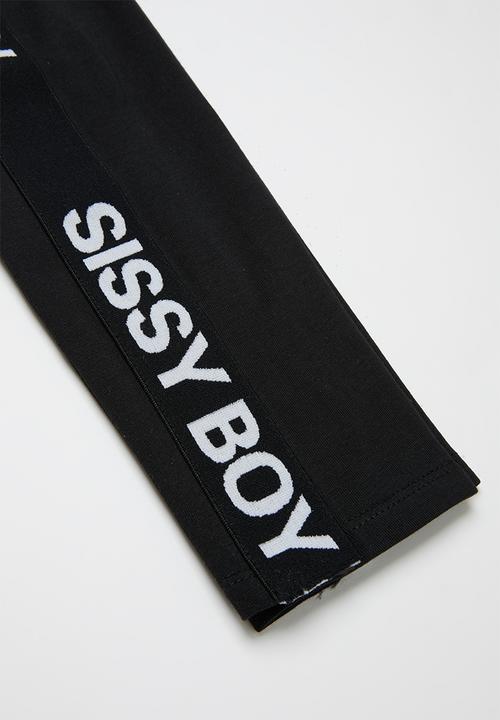 SISSY BOY - Branded legging - black
