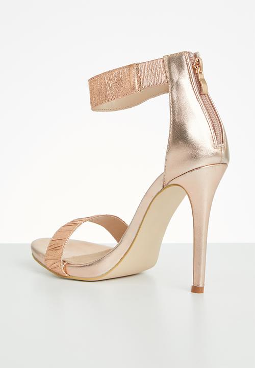 Plum - Whisper heel - rose gold