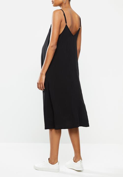 Superbalist - Woven maternity swing dress - black