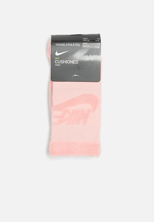 Nike - Nhn rev loop futura crew 2 pack - pink & grey 