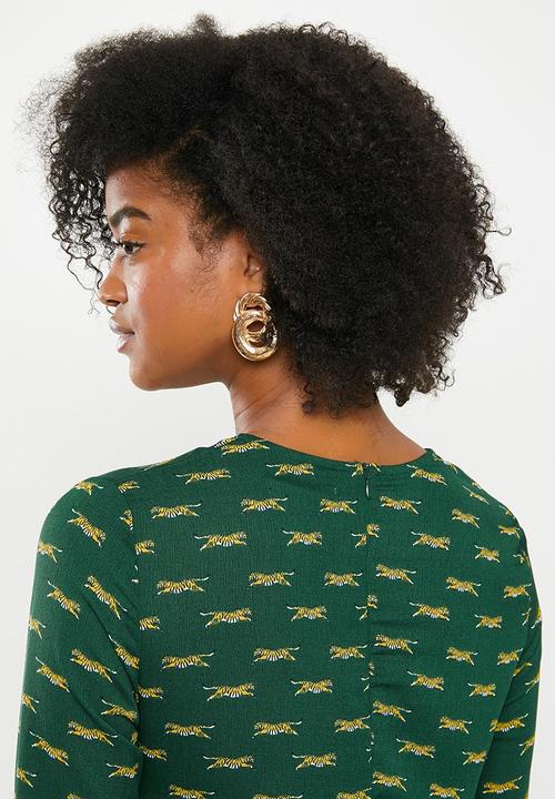Glamorous - Tiger tunic - green