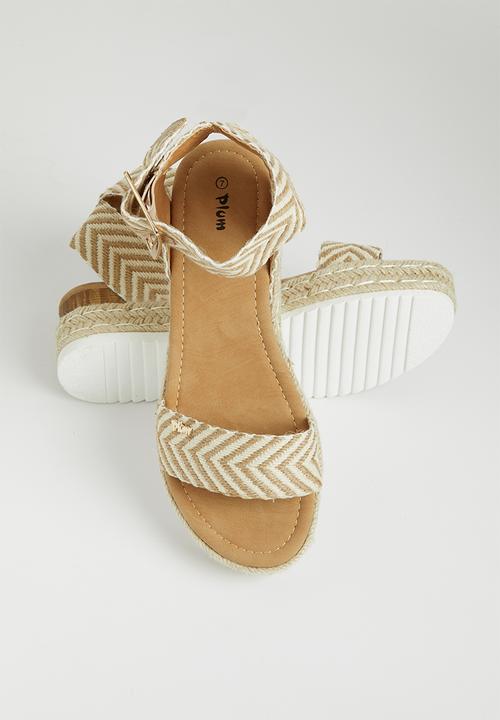 Plum - Sian sandal - beige