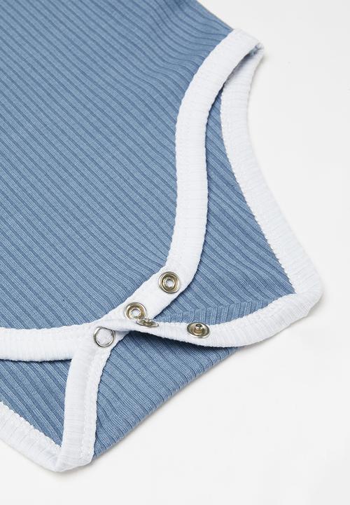 Baby Star - 2 Piece ribbed set - blue