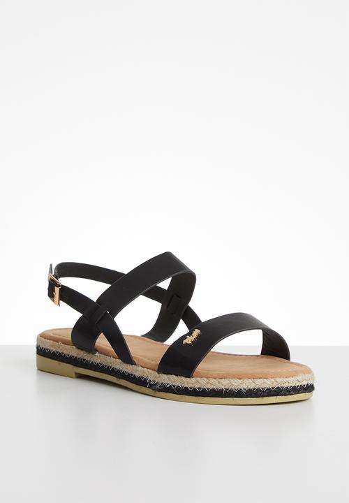 Plum - Katie sandal - black