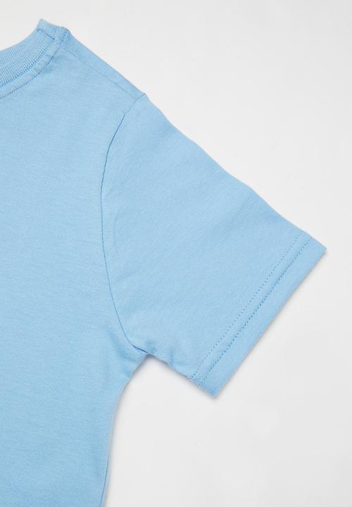 Pop Candy - Boys curved hem tee - blue