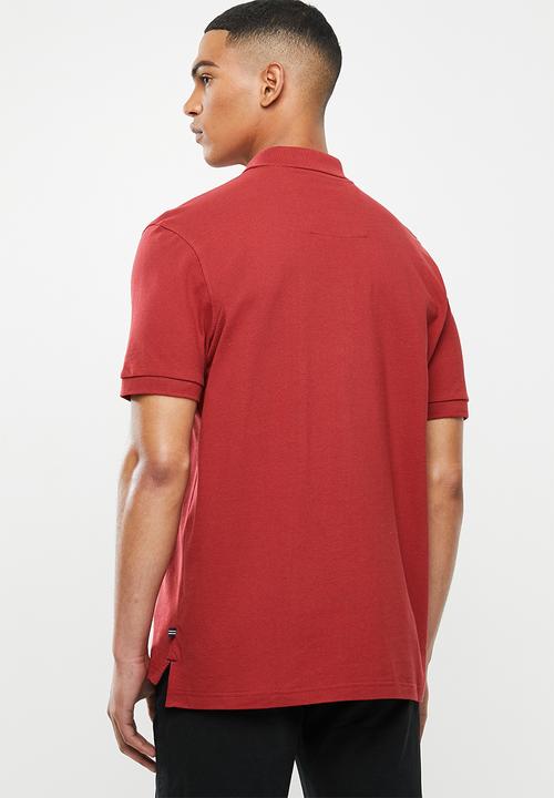 Nautica - Classic fit deck polo - red
