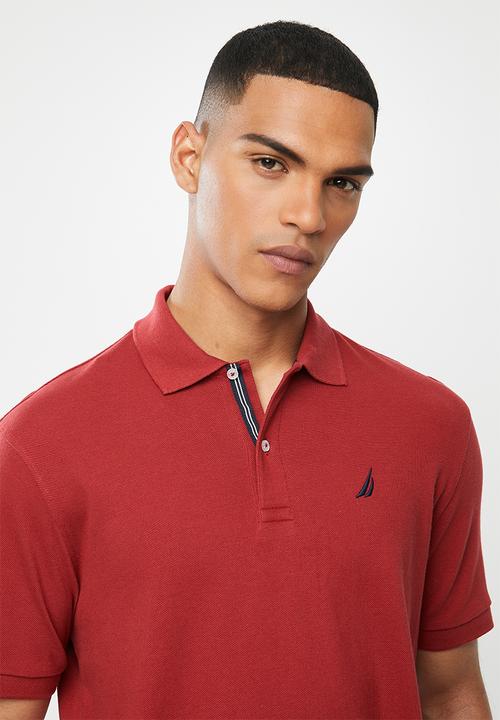 Nautica - Classic fit deck polo - red