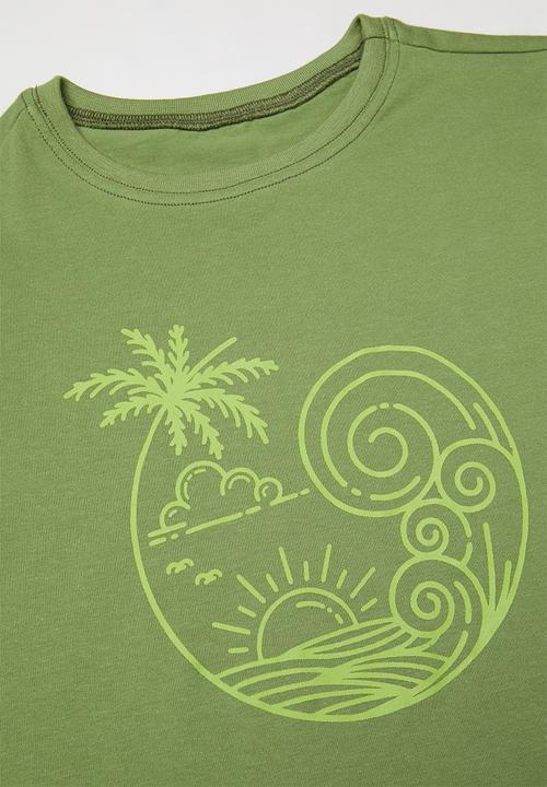 Rebel Republic - Boys short sleeve tee - olive