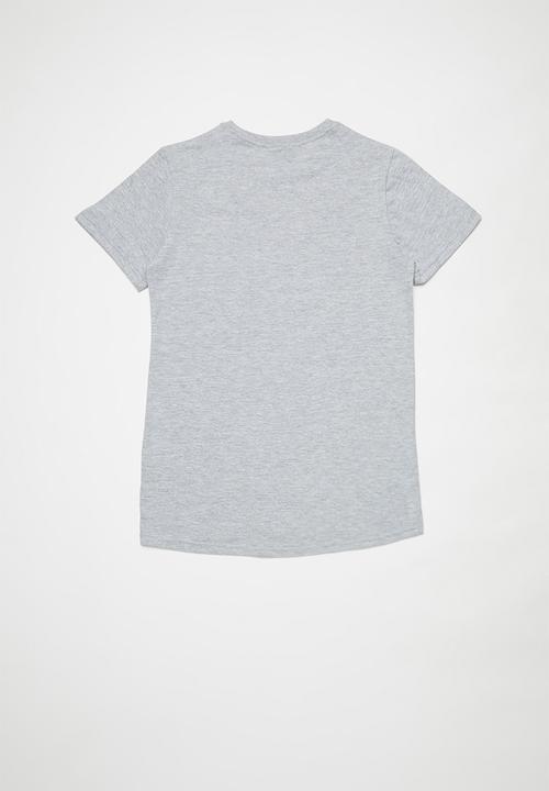 Rebel Republic - Boys styled short sleeve T-shirt - grey