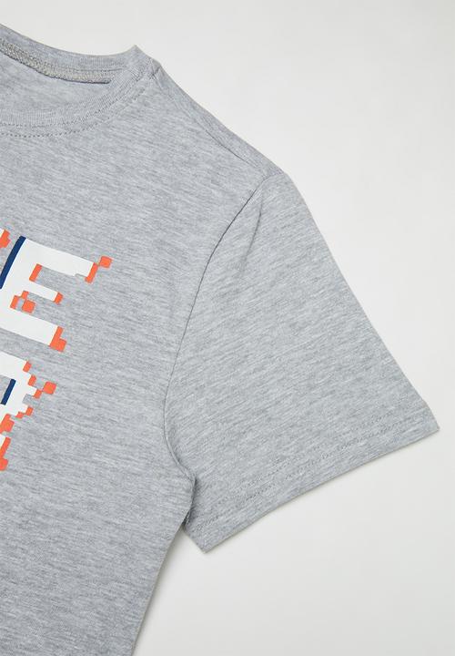 Rebel Republic - Boys styled short sleeve T-shirt - grey