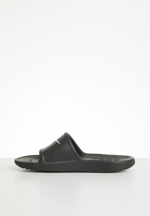Nike - Nike kawa shower slide - black & white