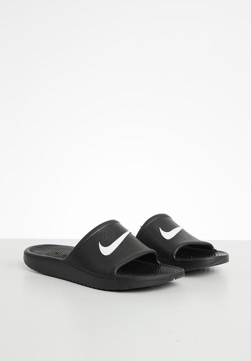 Nike - Nike kawa shower slide - black & white