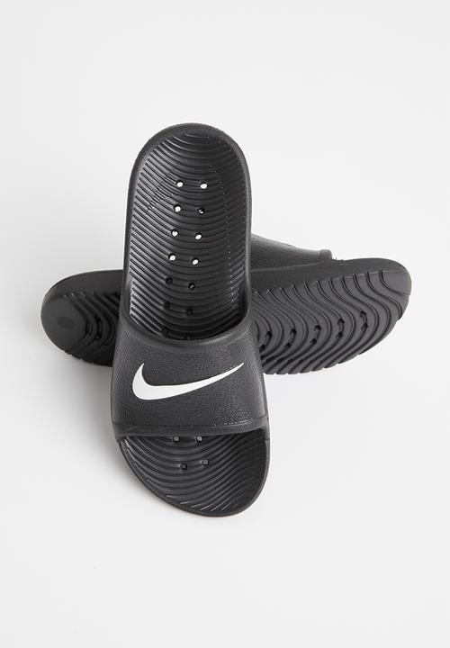 Nike - Nike kawa shower slide - black & white