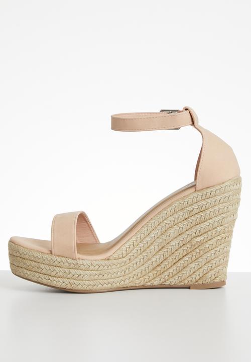 Cotton On - Amethyst espadrille wedge - misty rose