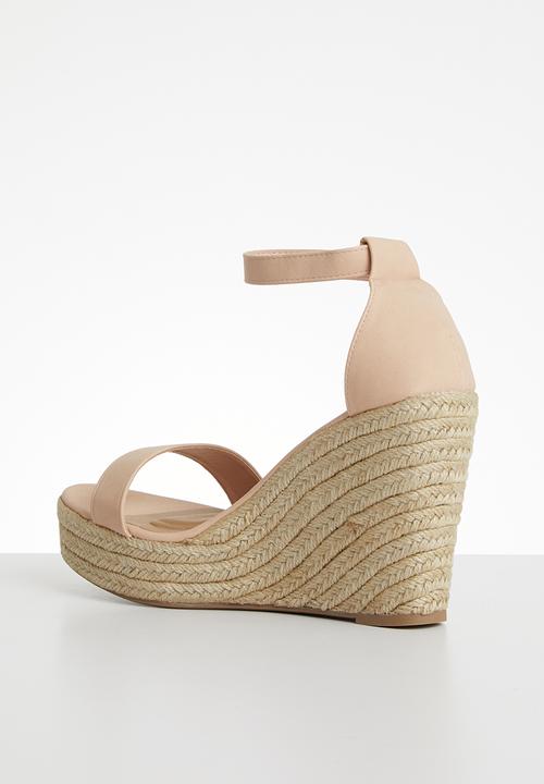Cotton On - Amethyst espadrille wedge - misty rose
