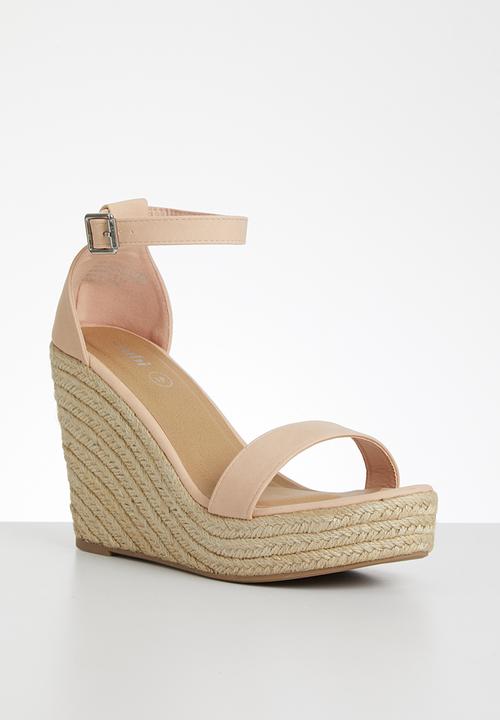 Cotton On - Amethyst espadrille wedge - misty rose