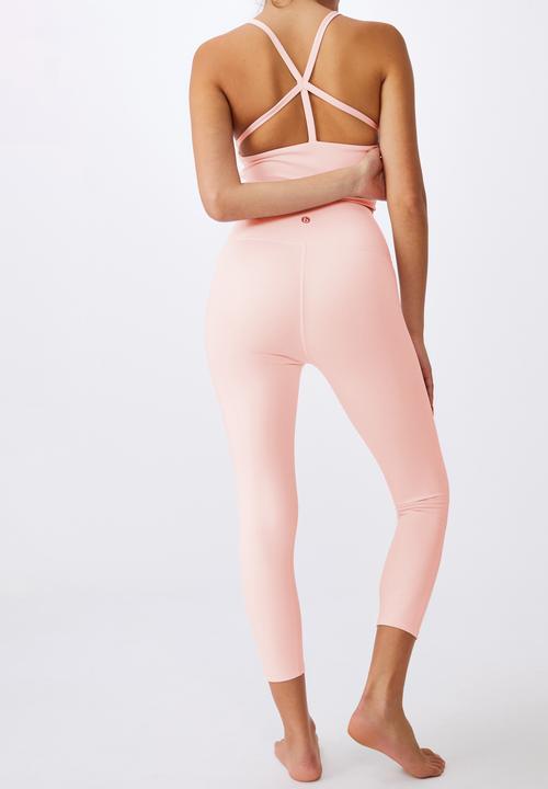 Cotton On - Jacquard stripe 7/8 tight - pink sherbet