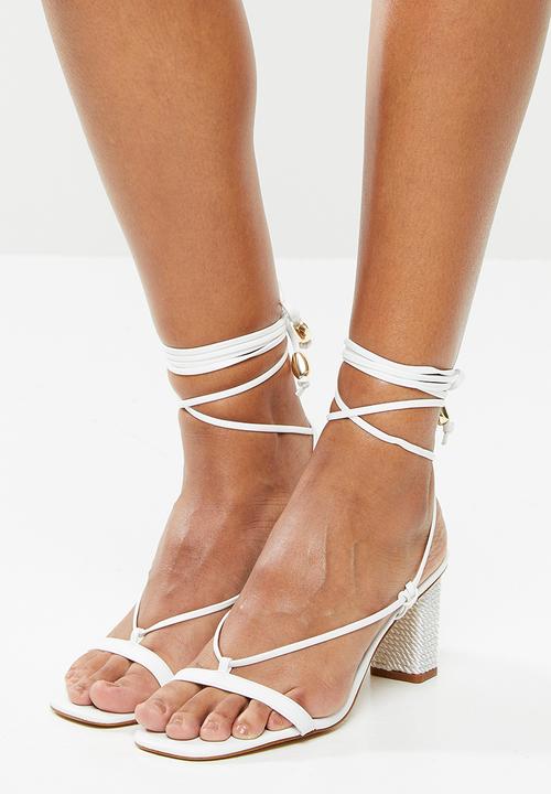 ALDO - Rb-ravel heel - white