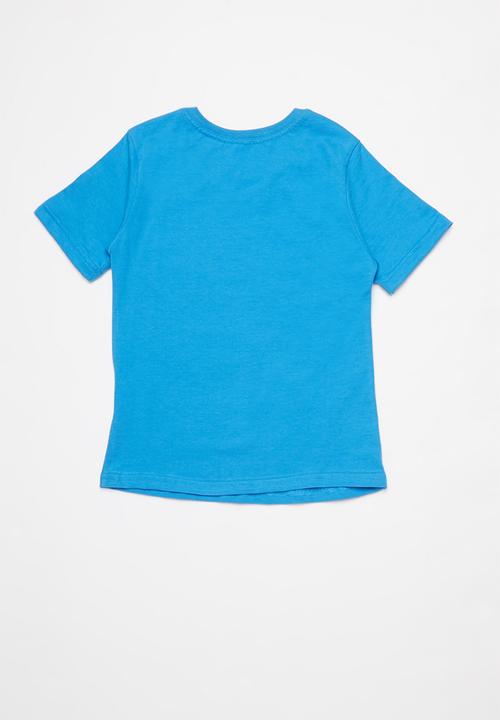 Pop Candy - Boys 2 pack printed tee - blue & black 