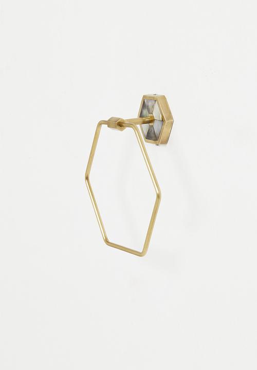 Sixth Floor - Hand towel ring - gold