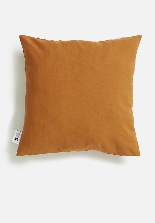 Sixth Floor - Mosaic cushion cover - rust