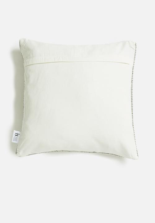 Sixth Floor - Tess woven cushions cover - grey