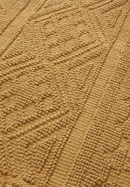Sixth Floor - Sada woven bath mat - mustard