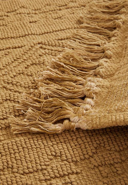 Sixth Floor - Sada woven bath mat - mustard