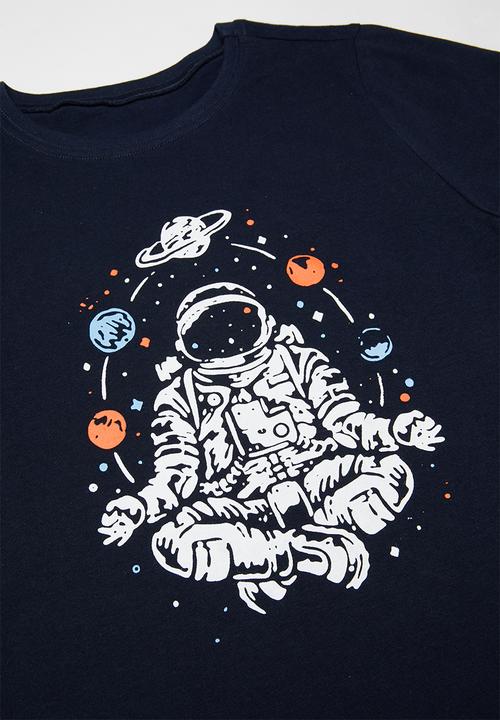 Rebel Republic - Shorts and tee pj set - navy