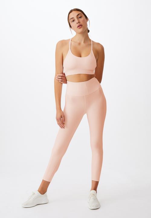 Cotton On - Colour block crop - pink sherbet