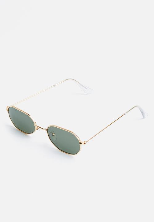 Superbalist - Keisha sunglasses - gold & green