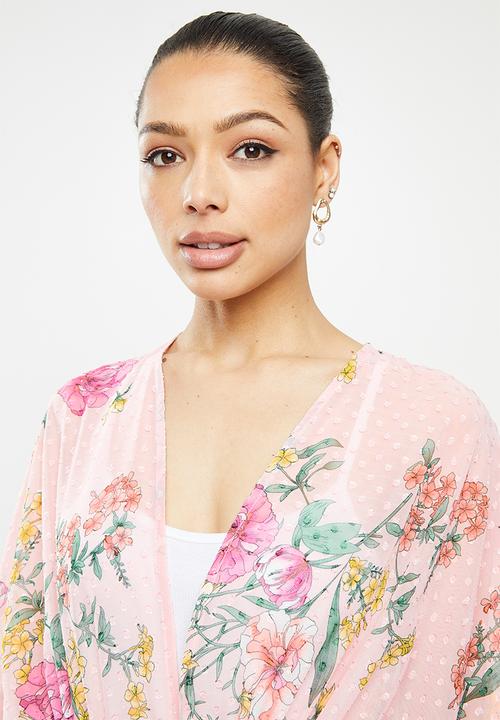 edit - Sheer shacket - pink