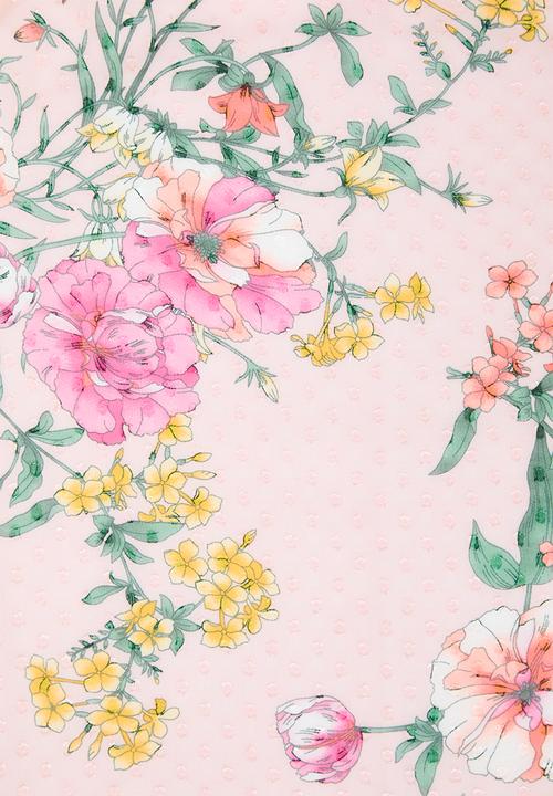 edit - Sheer shacket - pink
