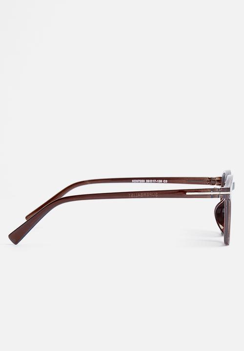 Superbalist - Billie round sunglasses - brown