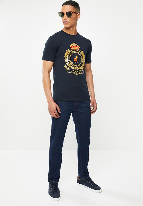 POLO - Julias big crest crew neck tee - navy